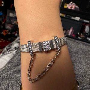 New Pandora bracelet with charm